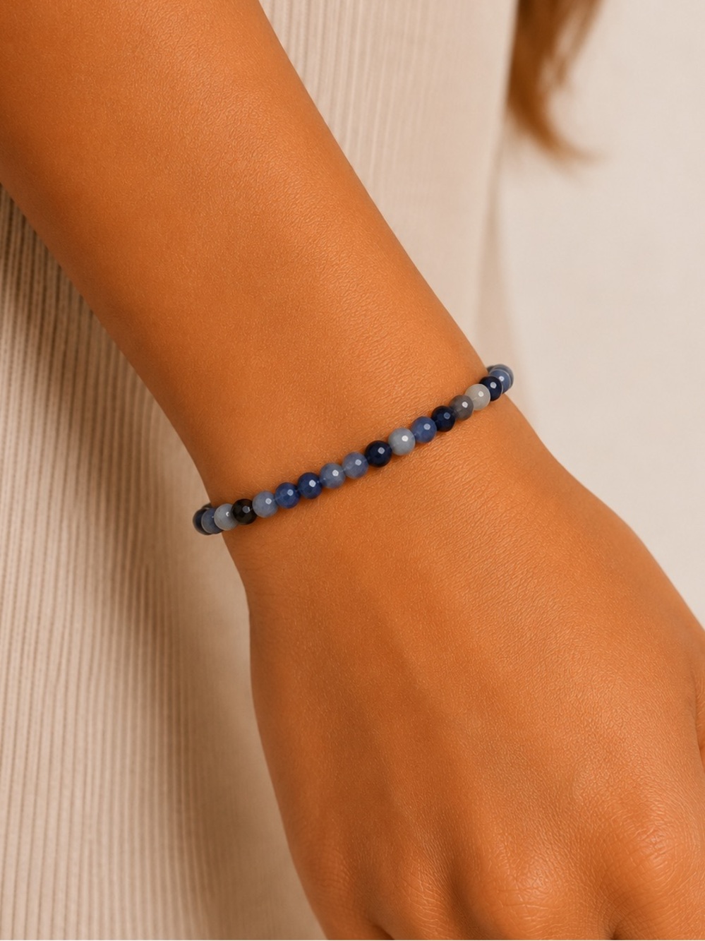 Sodalite Beaded Bracelet/Anklet - Made to Order